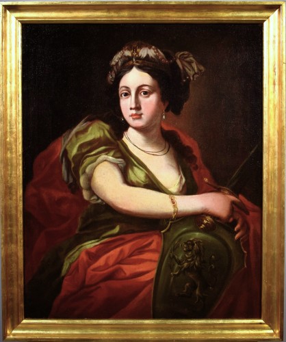 Louis XIV - Allegory of Fortitude - Emilian artist  of the17th century
